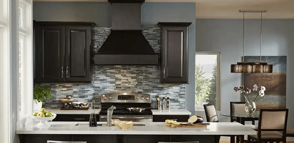 Kitchen cabinet painting and refinishing in a modern kitchen in Sacramento, CA